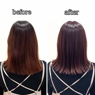 ミディアム 🌷ピンクカラー くどう🌷のヘアスタイル