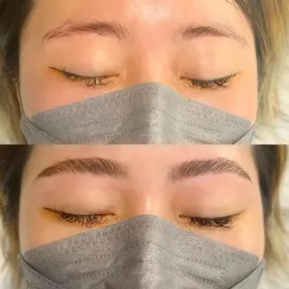 アイブロウ Mizuliネイル 眉毛メイクのサロンのネイルデザイン