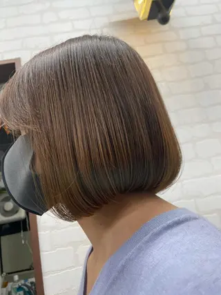 ショート プルエクステ/潤艶 最強矯正/西野入のヘアスタイル