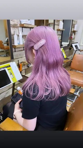 ロング カラー ハイトーンカラー 🩷NANAのヘアスタイル