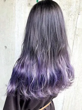ロング Trip 大名🌟 ダブルカラーのヘアスタイル