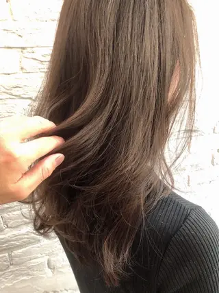 ロング カラー ヘアアレンジ LaNA 佐藤なおのヘアスタイル