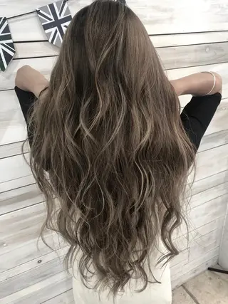 ロング カラー メンズカットグラデー ションカラー/ケイゴのヘアスタイル