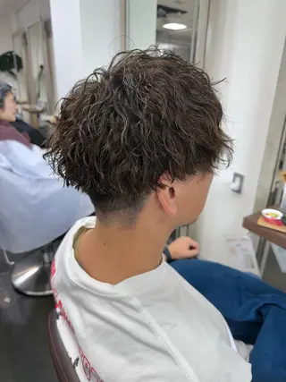 ショート パーマ メンズ メンズパーマの達人 /タカシマ　ダイスケのヘアスタイル