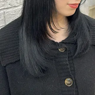 ロング 《艶感暗髪カラー》 Honoka🪐のヘアスタイル