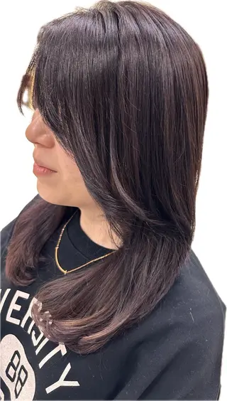 セミロング sai_x所属・大人女子style ASAMIのヘアスタイル