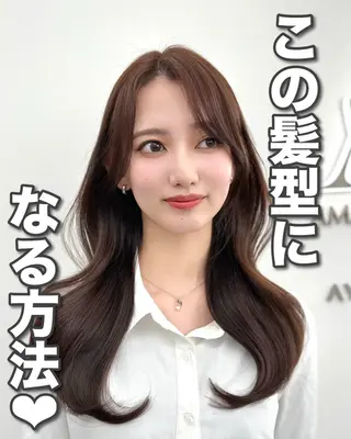セミロング カラー メンズ 前髪顔まわりカット 🌈中村海聖のヘアスタイル