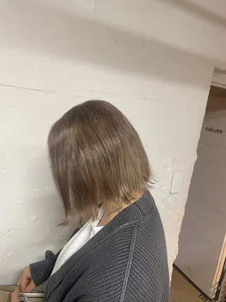 ミディアム tokute 中野真咲🐺のヘアスタイル