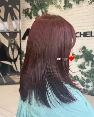 ミディアム カラー 【梅田カラーモデル】 ミコのヘアスタイル