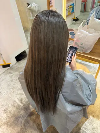 ロング カラー クキノケイカ /暖色カラーのヘアスタイル