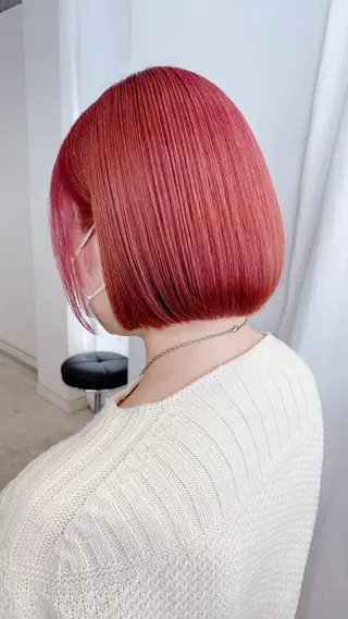 ショート ブリーチ ツイスパ フクヤマシンのヘアスタイル