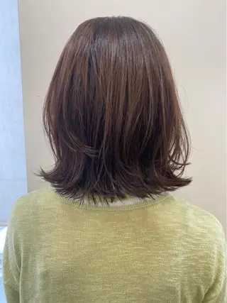ミディアム 藤原 侑香のヘアスタイル