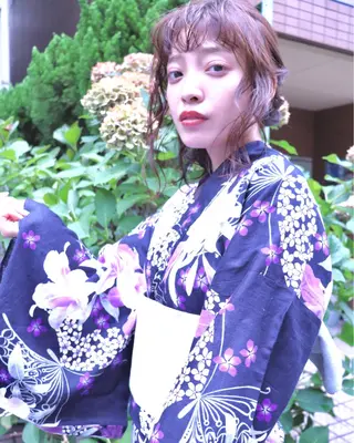 ミディアム ヘアアレンジ 増子 幹樹のヘアスタイル