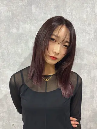 カラー La fith hair ray 札幌店所属・顔まわり/W カラー/リョウのヘアスタイル