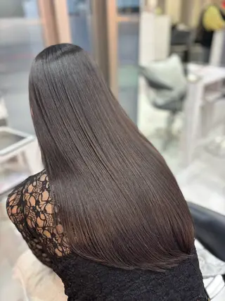 ロング Sakuraෆ˚* 艶カラー×まつパ💖のヘアスタイル