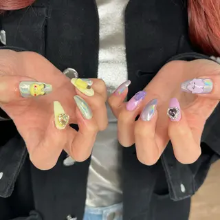 ロング ネイル マツエク・マツパ apopi's所属・apopis＊ close23:00のネイルデザイン