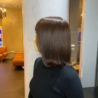 ミディアム カラー 田口 なごみのヘアスタイル