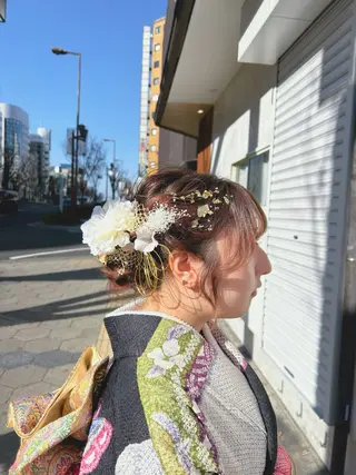 ロング ヘアアレンジ 🦄HITOMI 🦄MEMEのマツエク・マツパデザイン