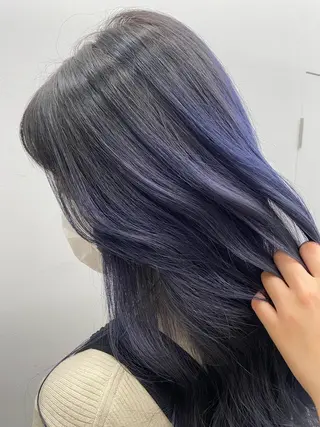 セミロング 韓国ネイル🤍 イワサキ　リコ🍒のマツエク・マツパデザイン