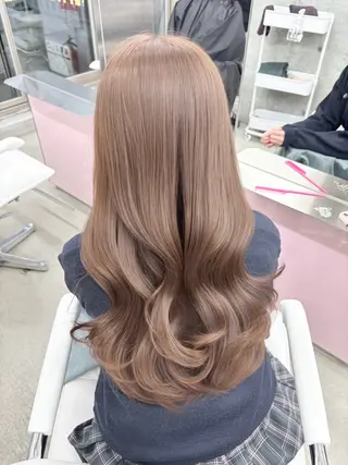 カラー Kana/韓国ヘア /暖色カラー🍒のヘアスタイル