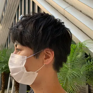 ショート 韓国風レイヤーカット 💕髪質改善💫拓海のヘアスタイル