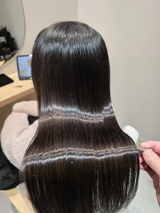 ロング 艶髪矯正/透感カラー 齊藤謙介のヘアスタイル