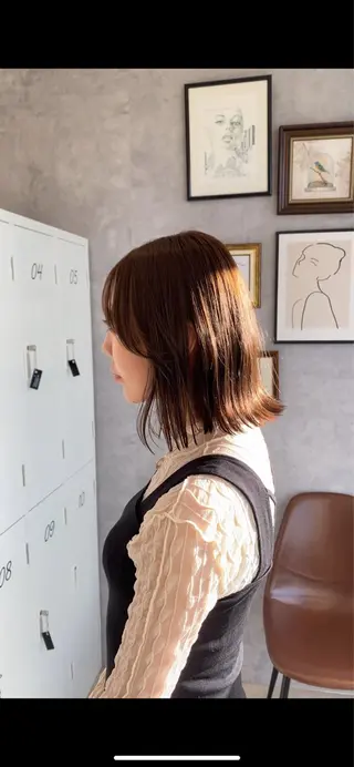 カラー nagi所属・横田直也／韓国風 レイヤーカット／千種のヘアスタイル