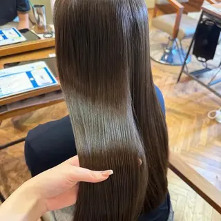 ロング カラー 透明感カラー/ 小顔カット/ミヅキのヘアスタイル