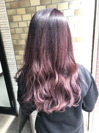 ロング カラー 永井 悠大のヘアスタイル