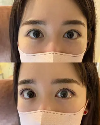 マツエク・マツパ アイブロウ 山内 美乃莉のマツエク・マツパデザイン