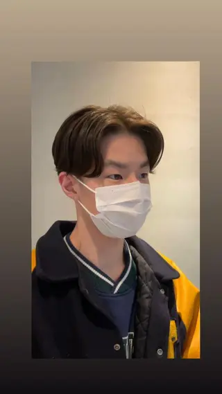 メンズ 韓国ヘア/そら レイヤー透明感カラーのヘアスタイル