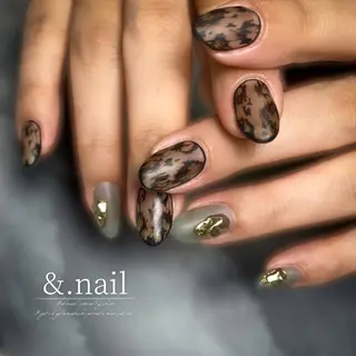 ネイル &.nail/ ニュアンス/持込み可のネイルデザイン