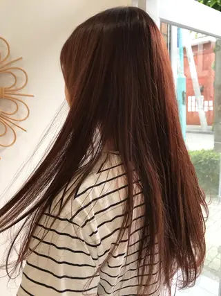ロング カラー ボブ/ハイトーン REINAのヘアスタイル