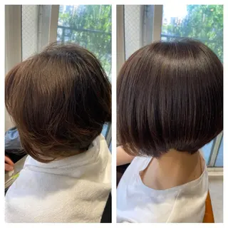 ショート 代表　清水稔也 オージュアソムリエのヘアスタイル