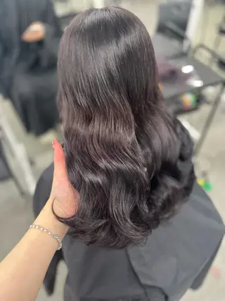 カラー ベージュ・ラベンダー カラー🎀りりのヘアスタイル