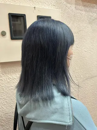 ミディアム カラー カット/ピンク/ ラベンダー/長谷恵花のヘアスタイル