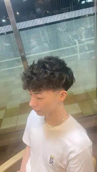 パーマ メンズ STYLE エキシティ店所属・【似合わせパーマ】 STYLE 杉原　魁のヘアスタイル