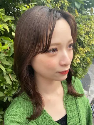 パーマ ふわっとレイヤー‪☆ 菅原 千鶴のヘアスタイル