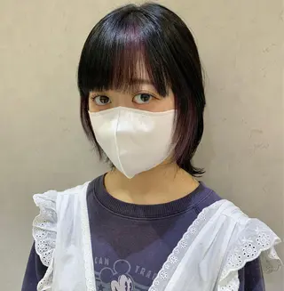 ショート カラー ヘアアレンジ ayumi🌈 インナーカラー🌈のヘアスタイル