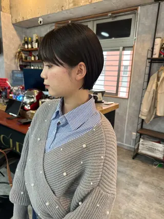 ショート C’LD hair produce /シールドヘア所属・モテ髪/ボブ/ショー ト/アダチフウトのヘアスタイル