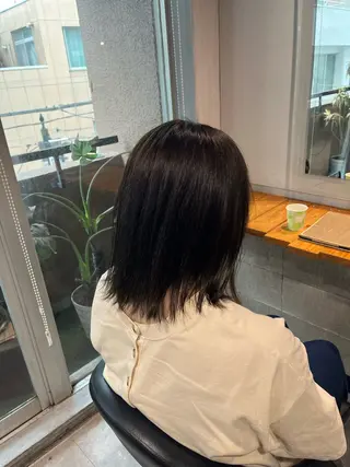 ミディアム カラー 透明感カラー 🩷艶髪🫧Yumaのヘアスタイル