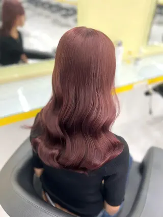 セミロング パーマモデル募集💖 まなみのヘアスタイル