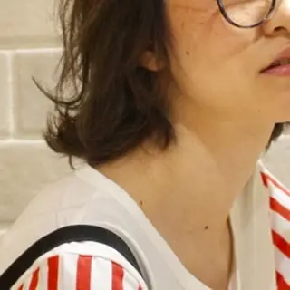 カラー パーマ ヘアアレンジ 艶髪カラー&ウルフ フルカワ ヒロズミのヘアスタイル