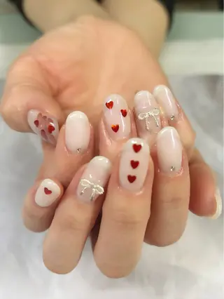 ネイル BURGUNDY mikaのネイルデザイン