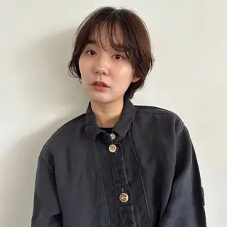 ショート ハナ🌼 梅田/ボブ/パーマのヘアスタイル