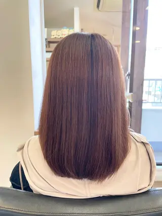ロング アミーベル🧸🧡 井口店✂️しおりのヘアスタイル