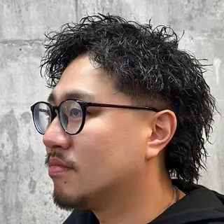 ショート パーマ メンズ 相模大野🔥メンズ パーマ専門🔥のヘアスタイル