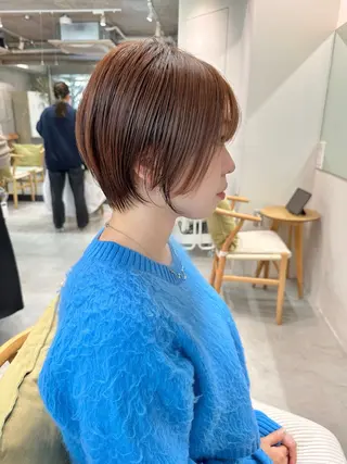 ショート カラー mee.urawa所属・似合わせショート×透 明感/やじまたかしのヘアスタイル