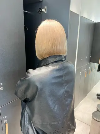 カラー 縮毛矯正/韓国ヘア /ブリーチ/柴山のヘアスタイル