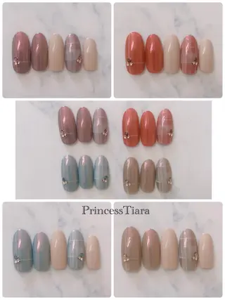 ミディアム ネイル Grantulle nailのネイルデザイン